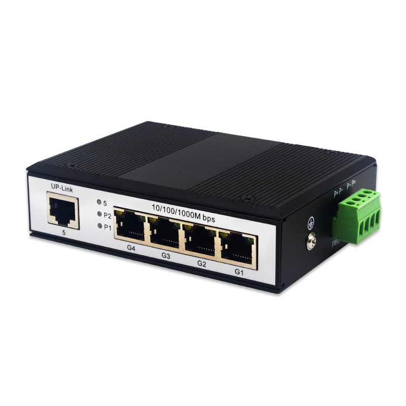 4 Port 100Mbps Ethernet Industrial POE S