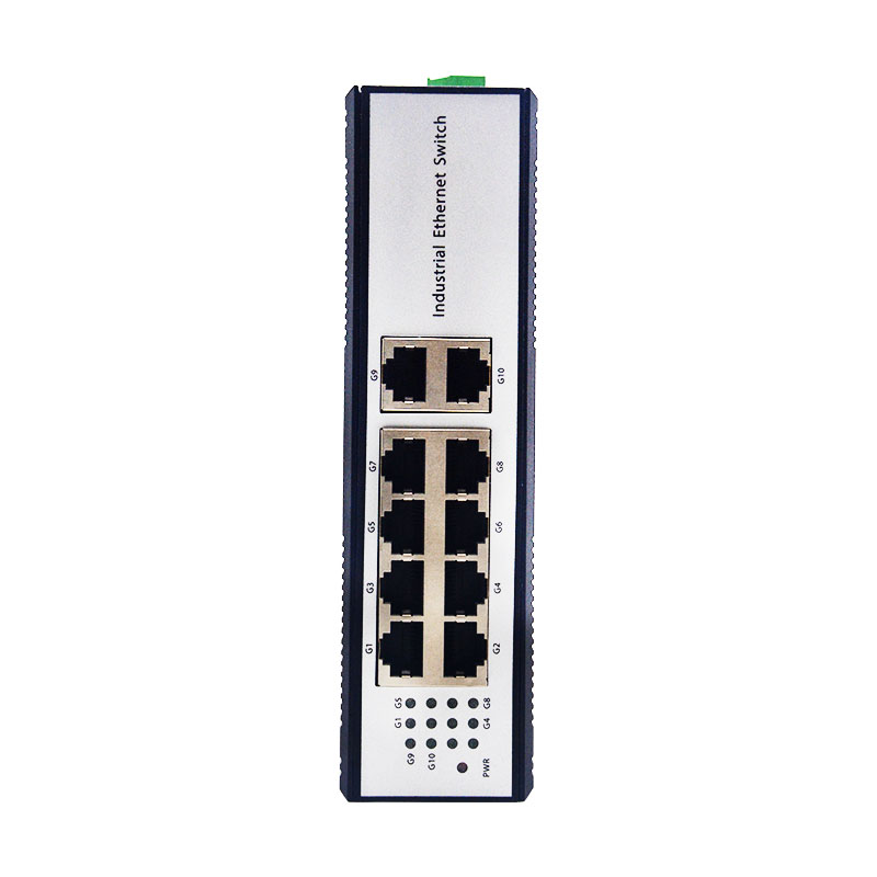 10 Port Gigabit Industrial Ethernet Switch DIN-Rail