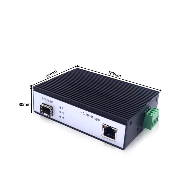 1 Port SFP 1/2/4 Port 100Mbps Ethernet Industrial POE Switch DIN-Rail