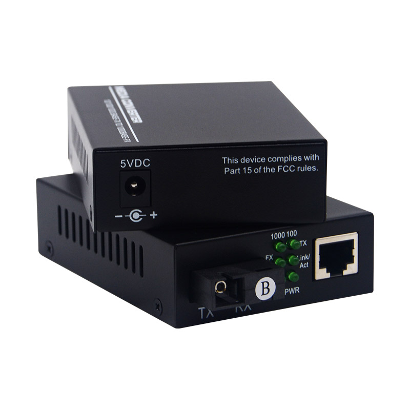 1 Port SC 1 RJ45 Gigabit Fiber Media Converter