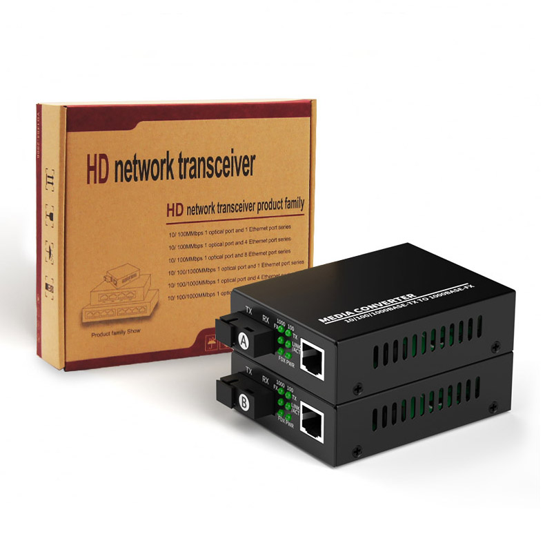 1 port SFP Gigabit Fiber Media Converter