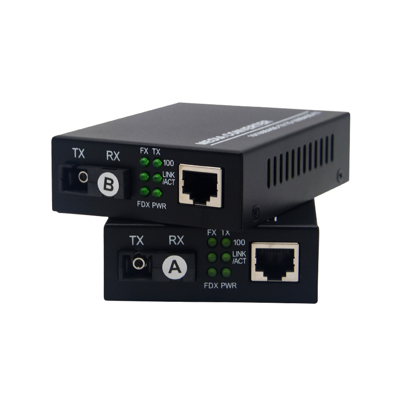 1 SC 1 Rj45 100Mbps Gigabit Fiber Media Converter