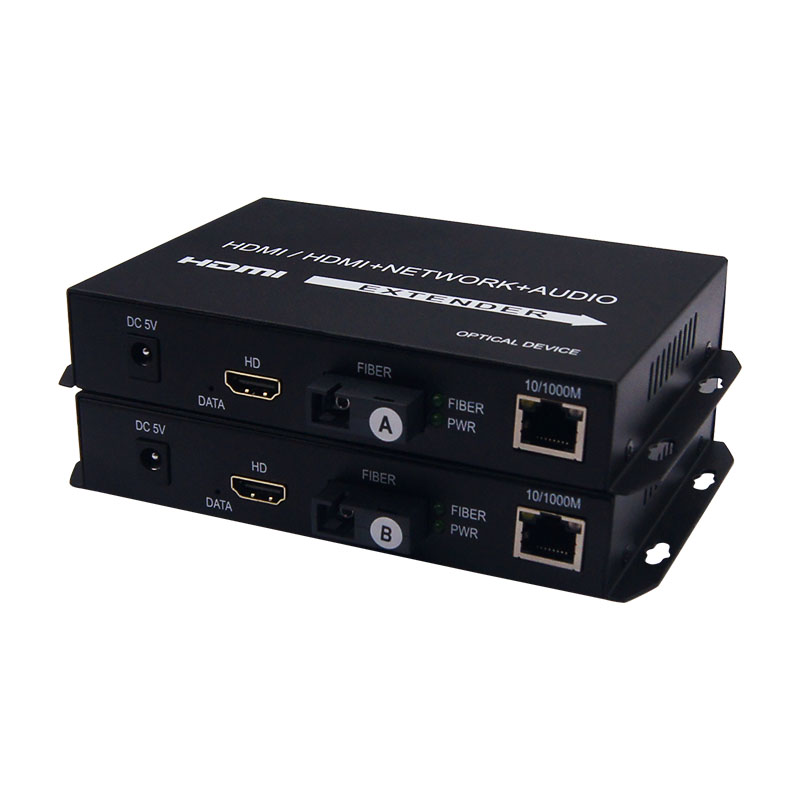 With Rj45 Port Fiber to  HDMI Converter 20km