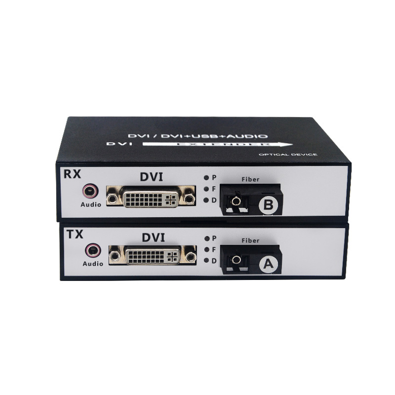  Fiber to DVI Converter 